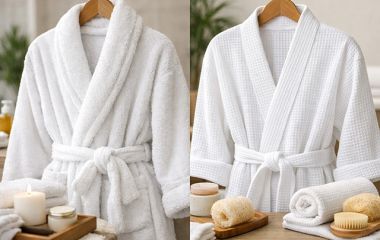 Чем отличается махровый халат от вафельного: комфорт, стиль и практичность