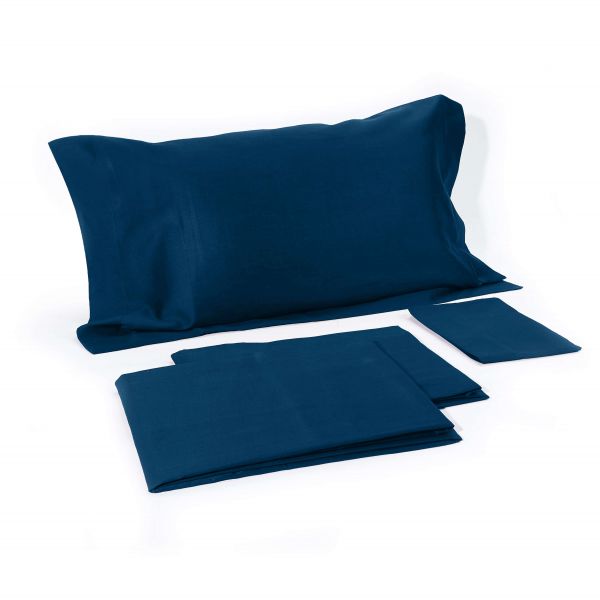 Однотонное постельное белье Elegance Blue