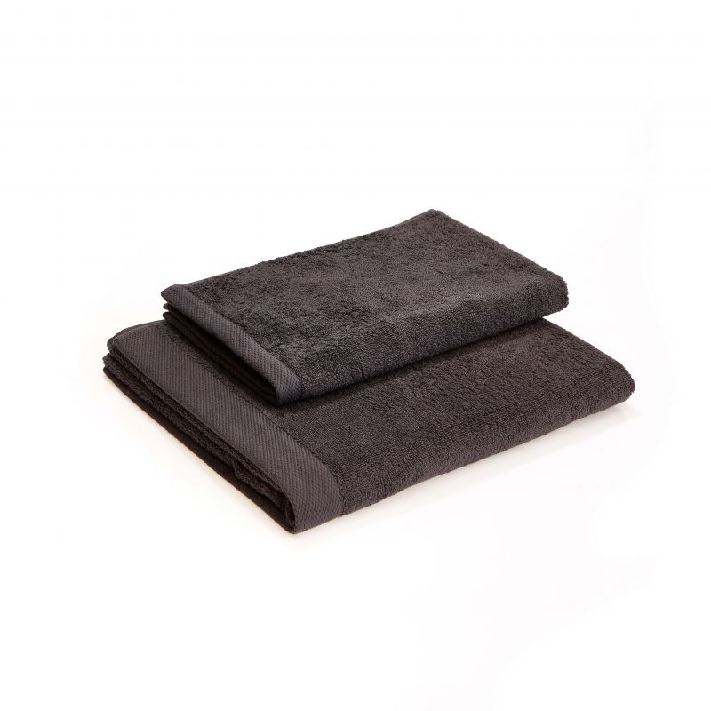 Махровое полотенце Mikado Antracite