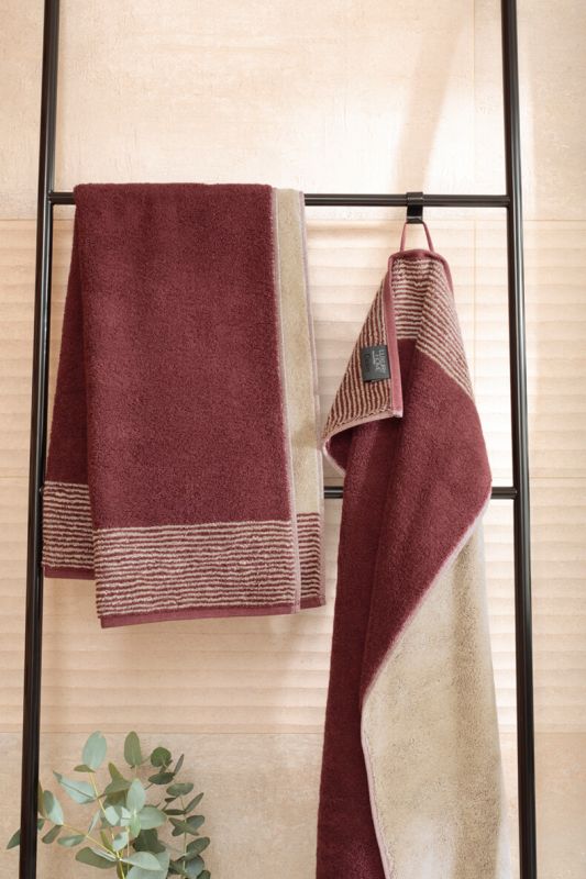 Рушник Cawo Two-Tone Bordeaux (590-23)