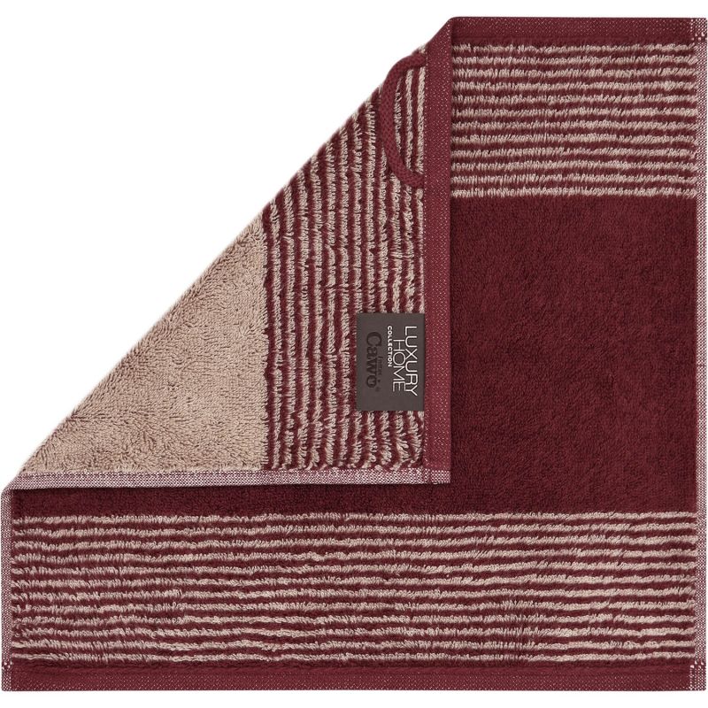 Рушник Cawo Two-Tone Bordeaux (590-23)