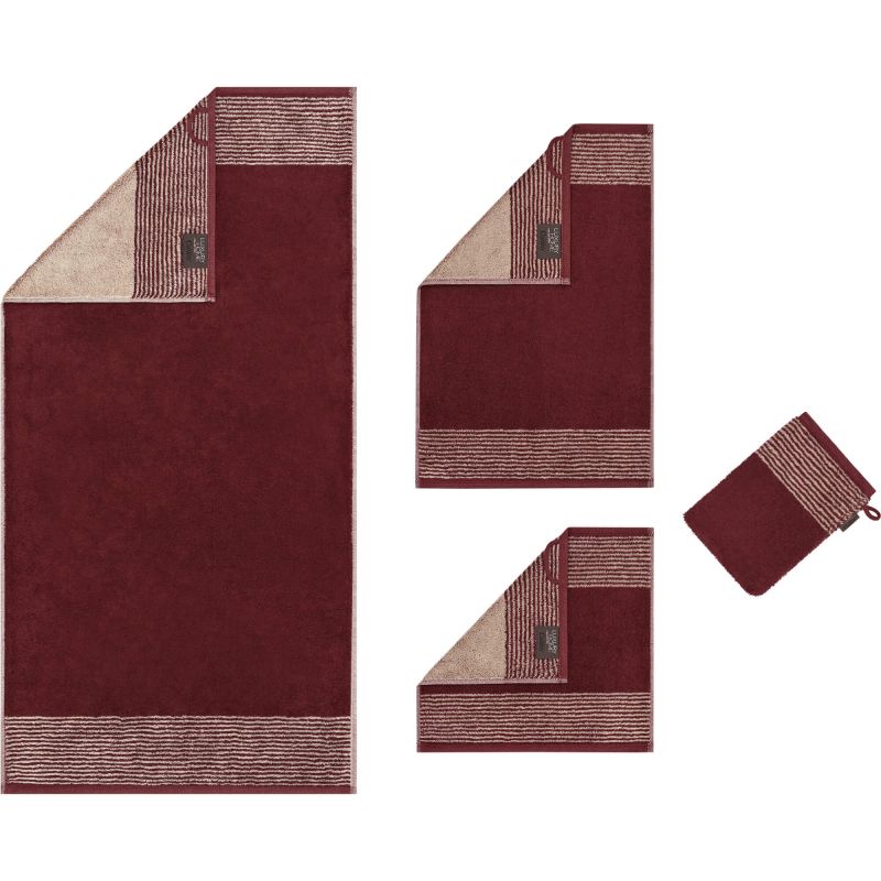 Рушник Cawo Two-Tone Bordeaux (590-23)