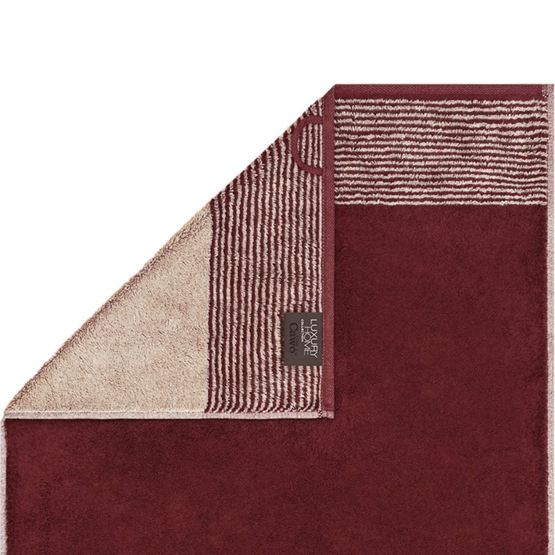 Рушник Cawo Two-Tone Bordeaux (590-23)