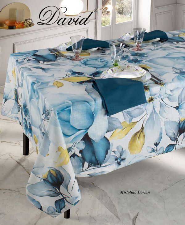 Скатертина David Home Dorian Blue