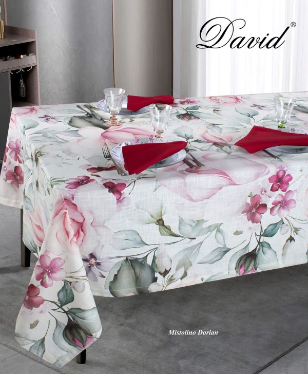 Скатертина David Home Dorian Red