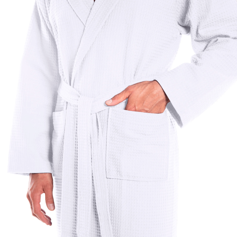 Вафельний халат Polo Bianco