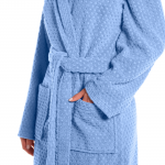 Махровий халат Sirena Azzurro Scuro
