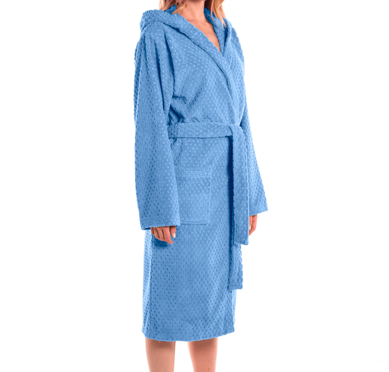 Махровий халат Sirena Azzurro Scuro
