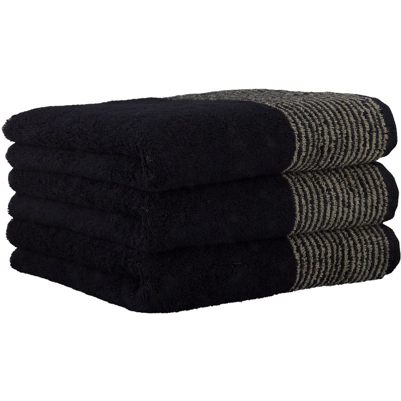 Полотенце Cawo Two-Tone Schwarz (590-93)