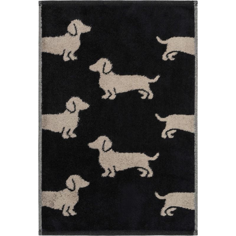 Махровое полотенце Cawo We love Dogs Schwarz 6246-93