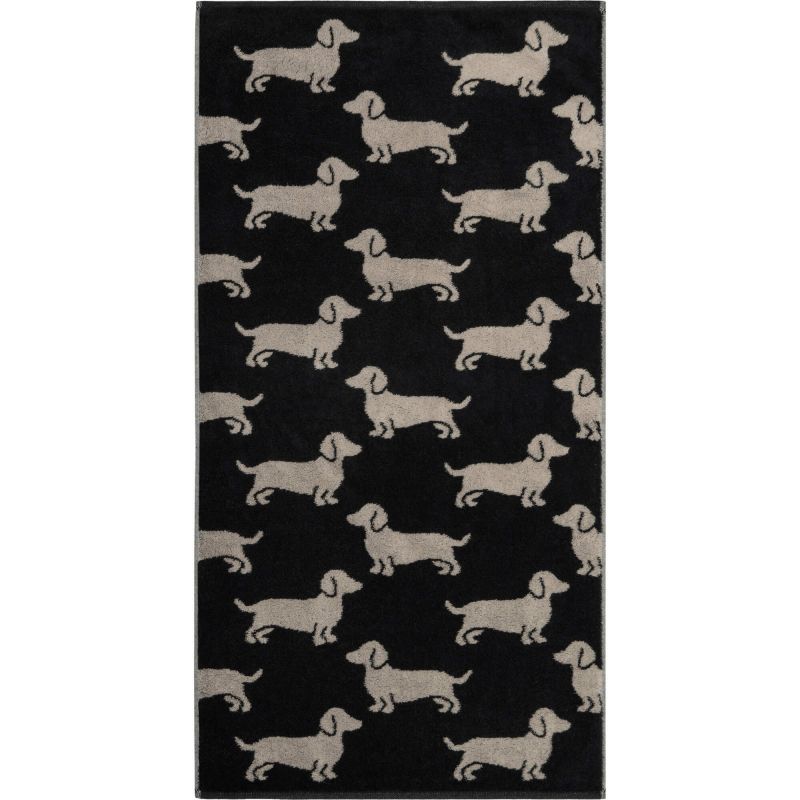 Махровое полотенце Cawo We love Dogs Schwarz 6246-93