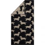 Махровое полотенце Cawo We love Dogs Schwarz 6246-93