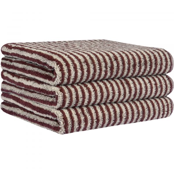 Полотенце Cawo Two-Tone Bordeaux 480-23
