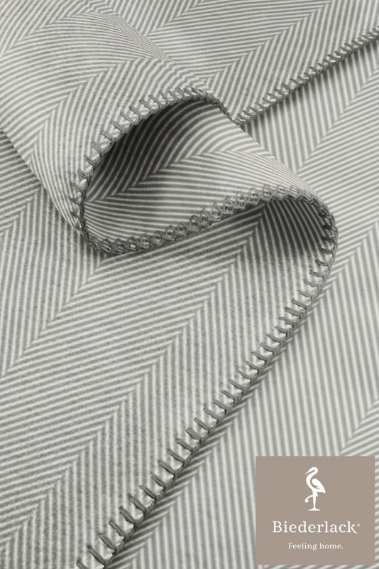 Флисовое покрывало Herringbone Grey