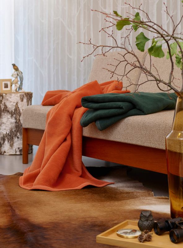 Флисовое покрывало Terracotta