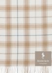 Клетчатый плед Cotton Karo Kamel