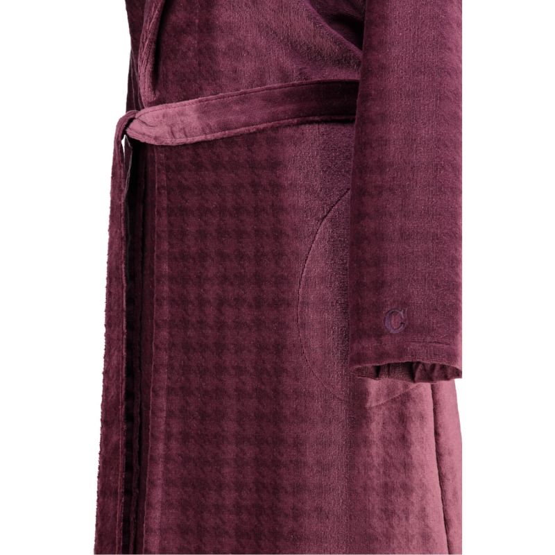 Халат с шалью Shawl Collar Marsala (1315)