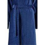 Велюровый халат Two-Way Zipper Blau (4311)