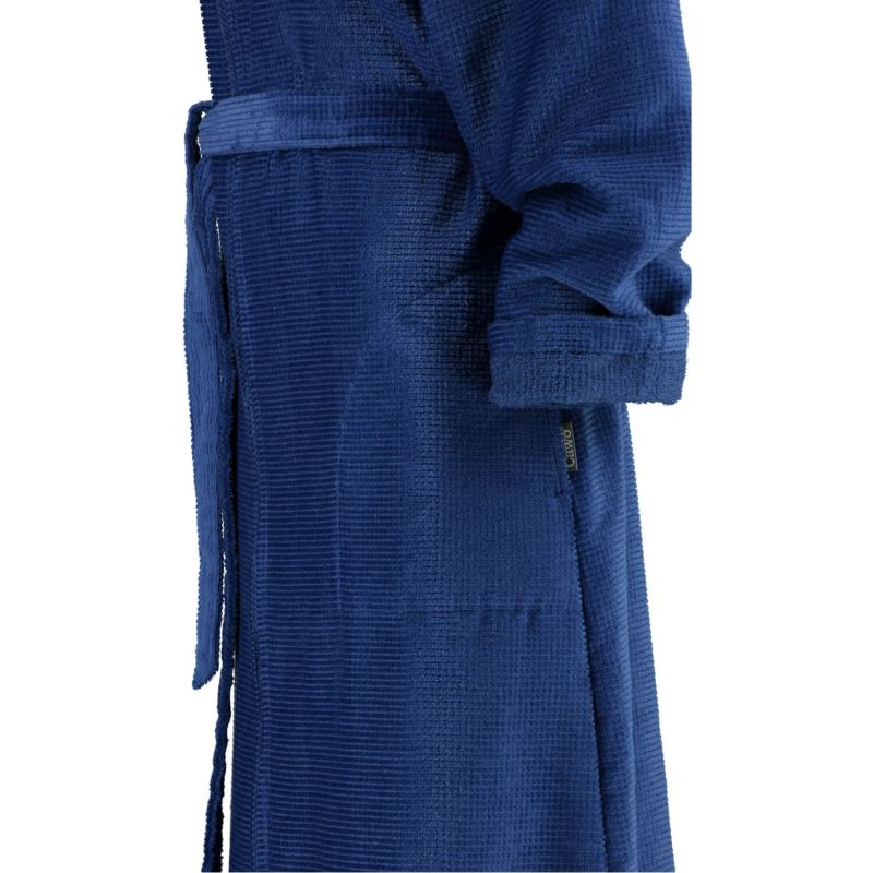 Велюровый халат Two-Way Zipper Blau (4311)
