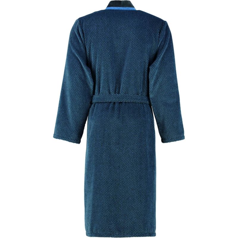 Халат бавовняний Kimono Blau Schwarz (4839)