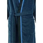 Халат хлопковый Kimono Blau Schwarz (4839)