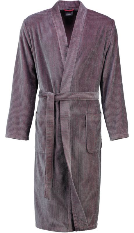 Халат велюровый Kimono Anthrazit Rot (4845-72)