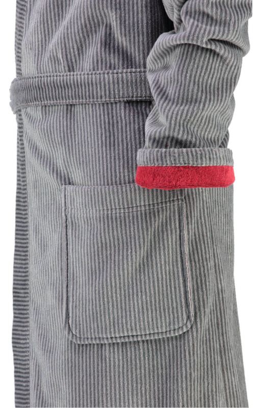 Халат Cawo Grau Rot (5818-27)