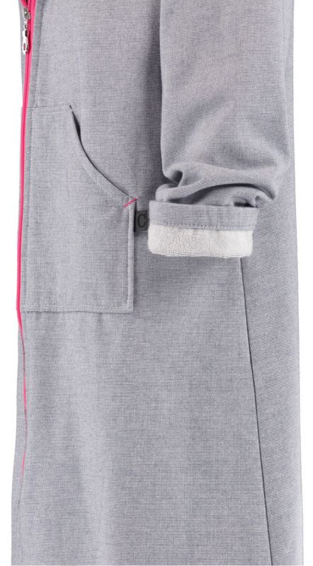 Халат Cawo Hood Blau Pink (6332-112)