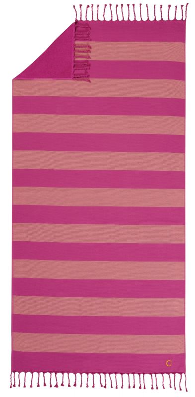 Полотенце Cawo Hamam Stripes Pink 5503-23