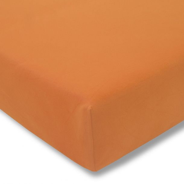 Простынь Estella Fein-Jersey Orange (матрас - h до 20 см)