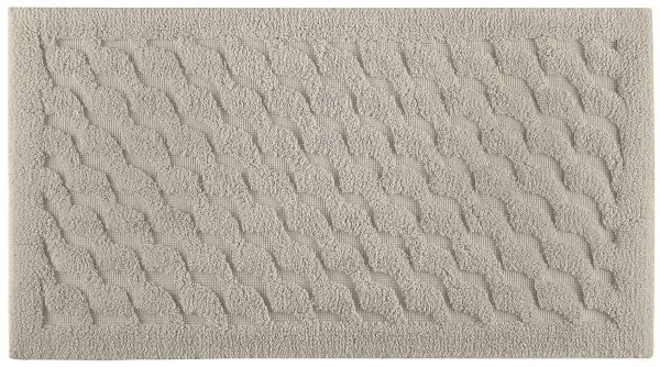 Коврик из хлопка однотонный Wave Stone