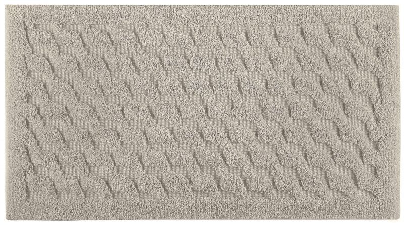 Коврик из хлопка однотонный Wave Stone