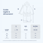 Махровий халат Stripe Avio